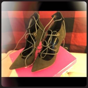 Shoe Republica Lace up Heels